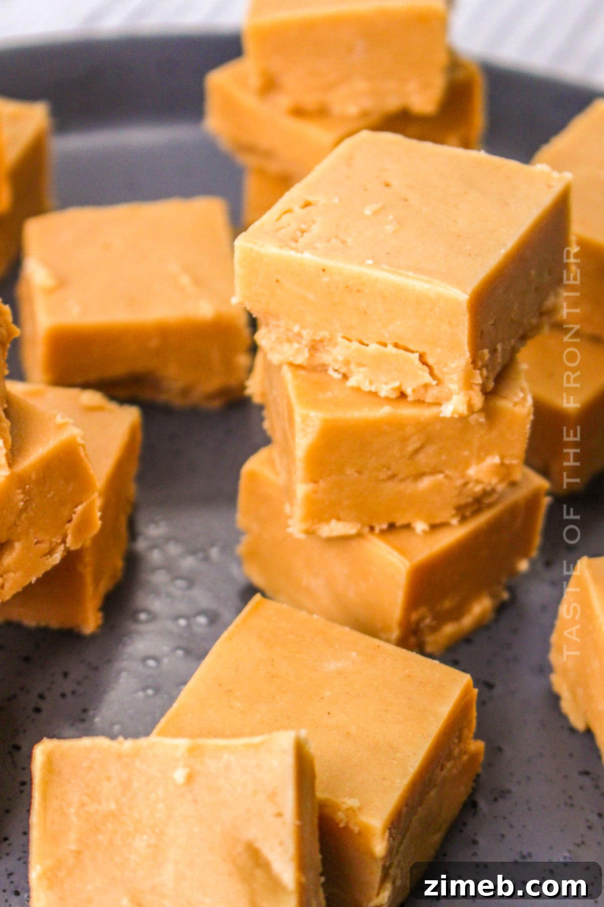 No-Bake Peanut Butter Fudge 17 no cook PB fudge