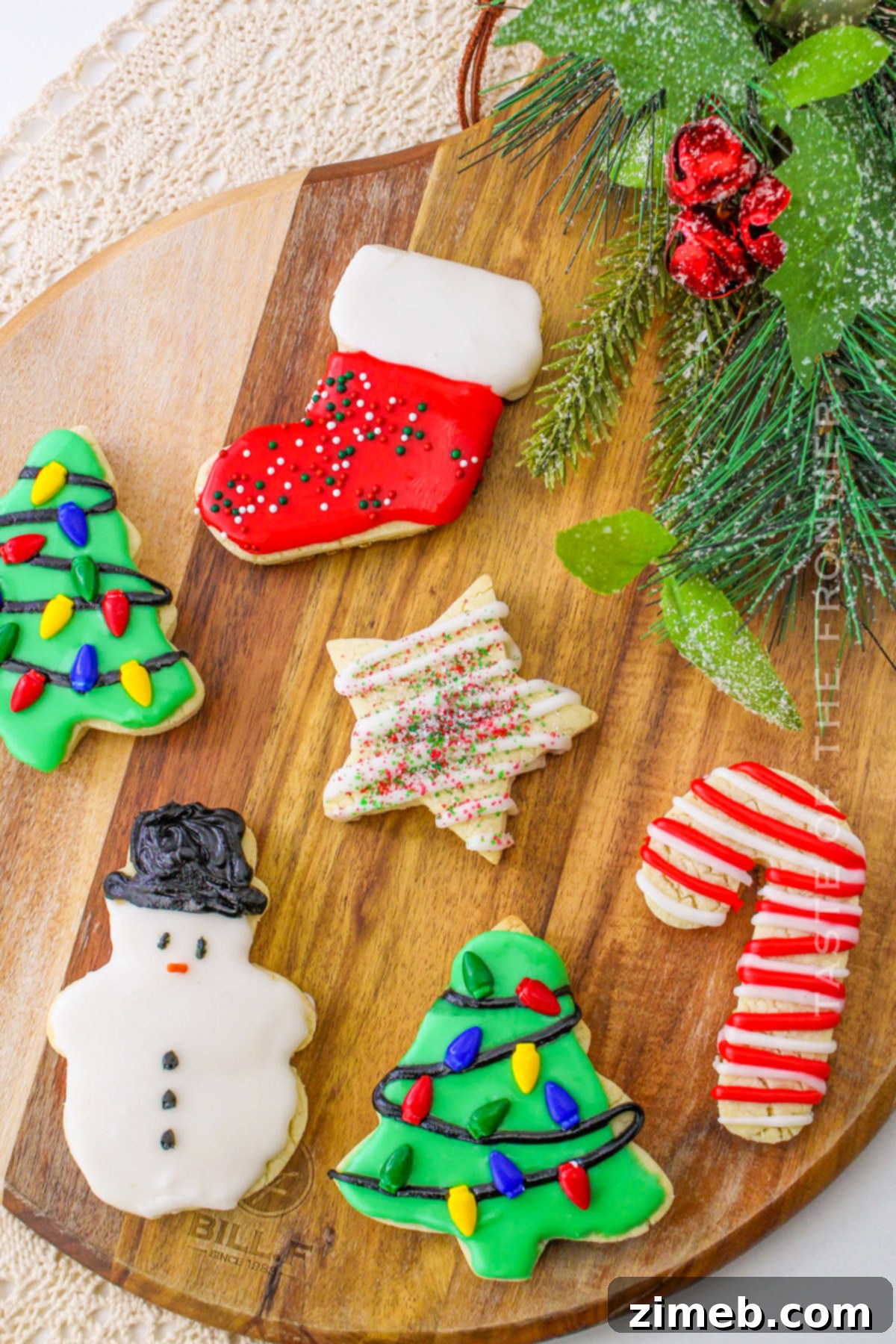 Festive Gluten-Free Christmas Cookies 16 decorated holiday cookies