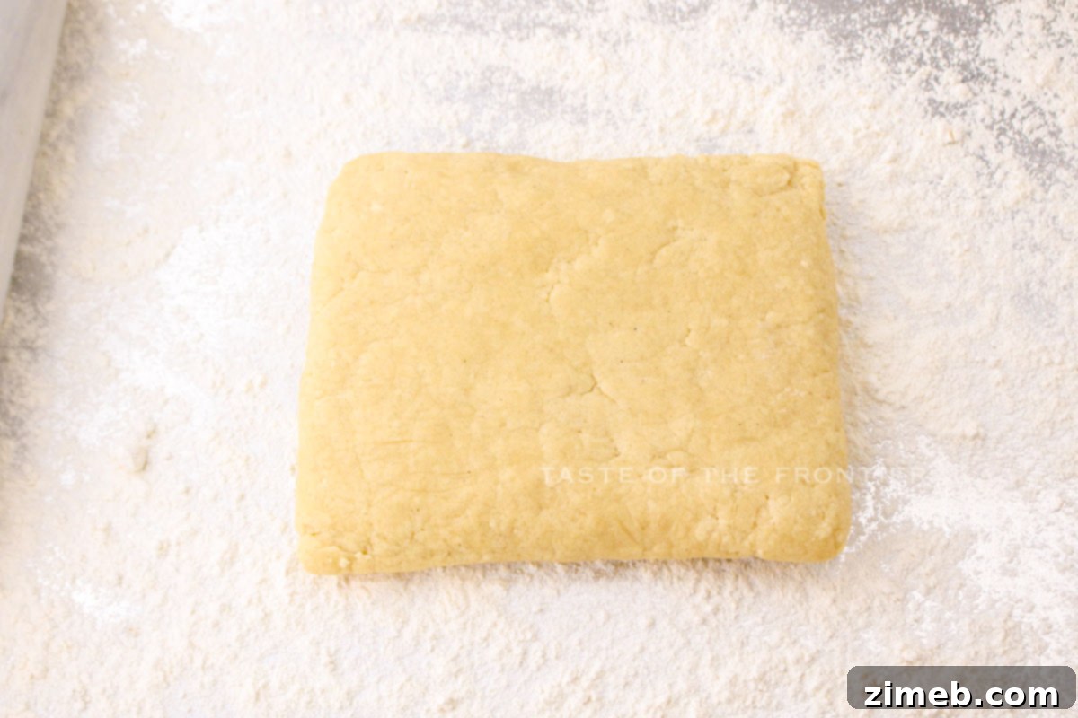 Festive Gluten-Free Christmas Cookies 6 rolling out the dough