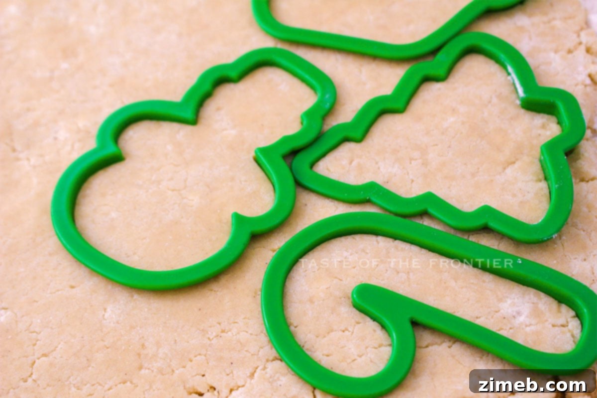 Festive Gluten-Free Christmas Cookies 7 cutting out the dough