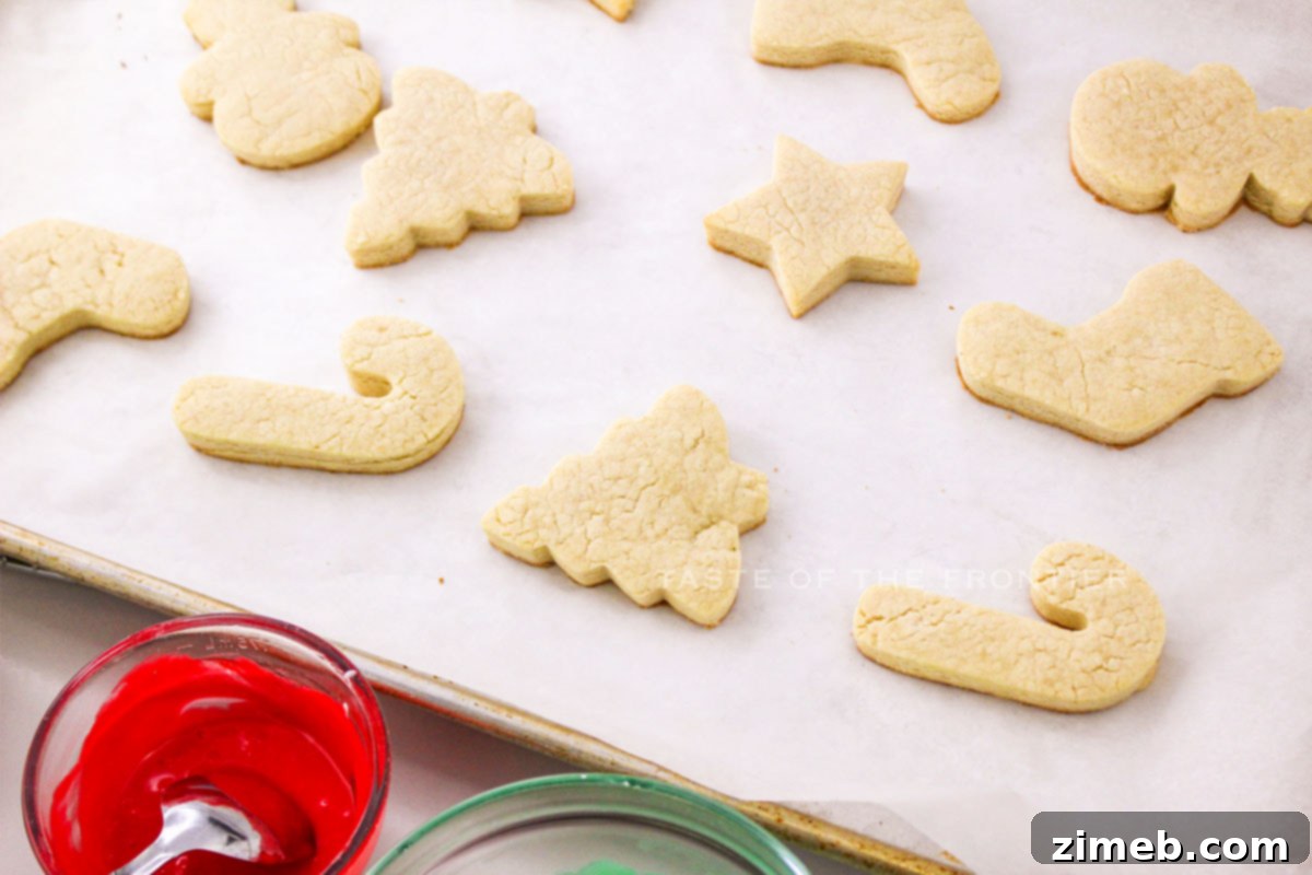 Festive Gluten-Free Christmas Cookies 8 cookies ready to decorate