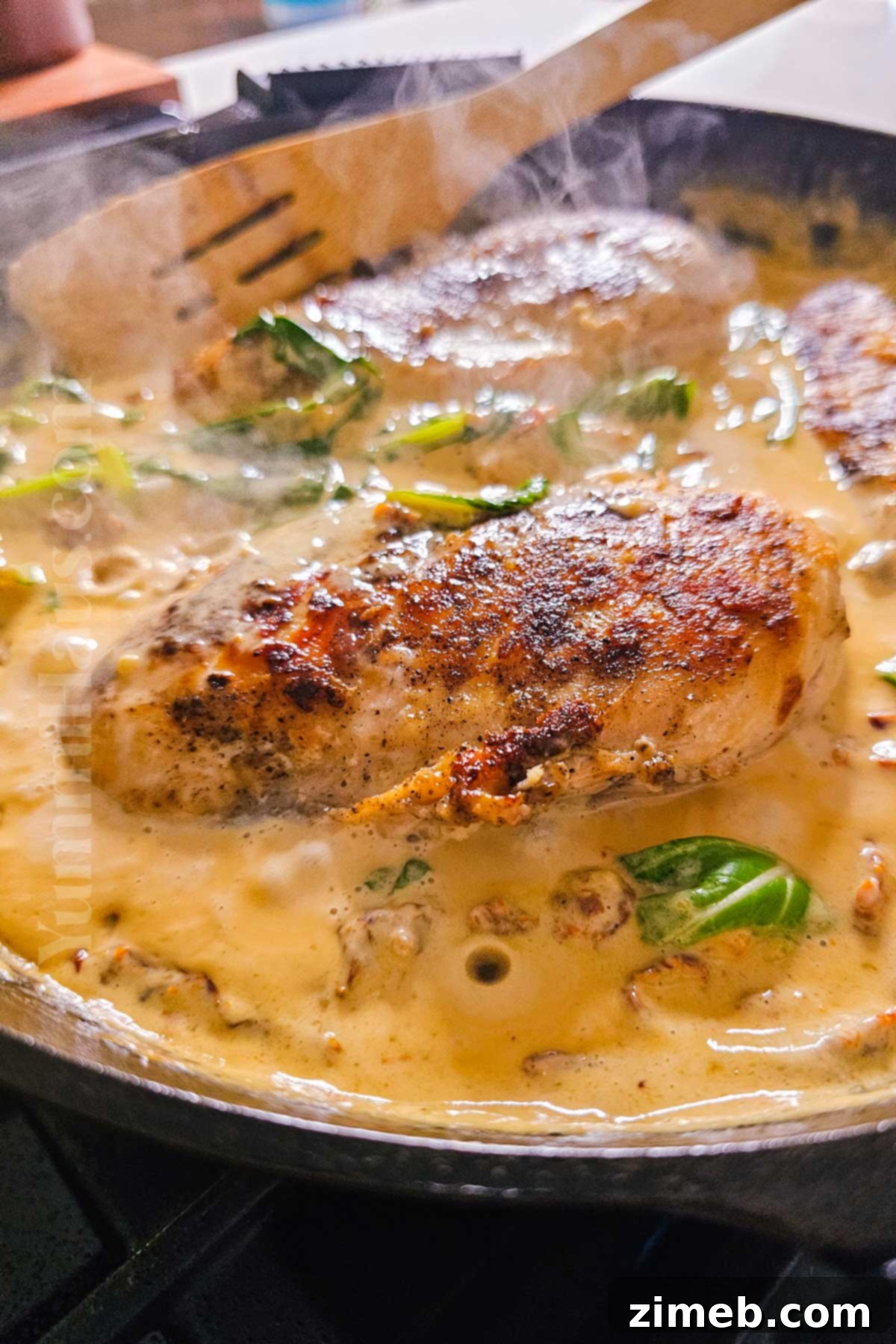 Engagement Chicken 8 How to make Marry Me Chicken, final step