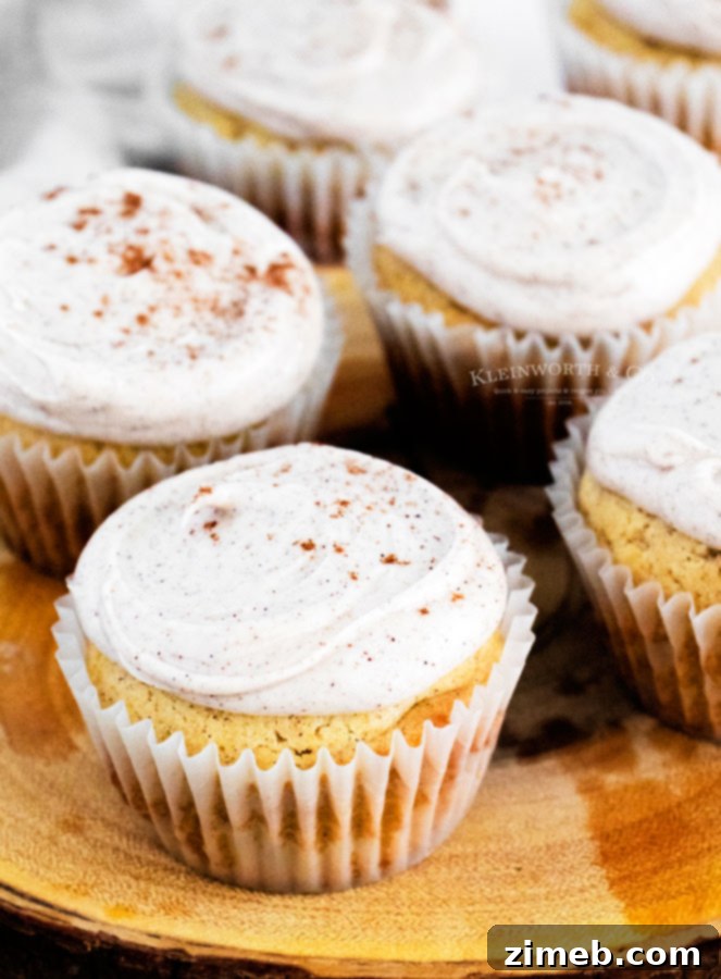 15 Joyful Christmas Cupcake Creations 16 Comforting Cinnamon Vanilla Bean Cupcakes