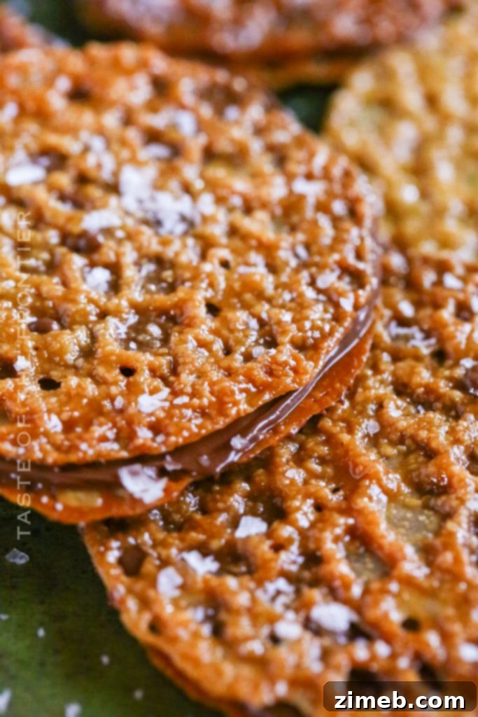 Sweeten Your Holiday: 40 Simple Thanksgiving Desserts 16 cookies with sea salt and nutella