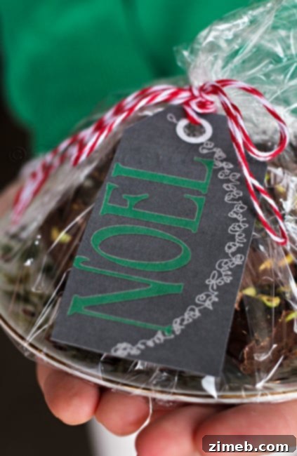 Rustic Burlap Holiday Printables 3 Delicious Dark Chocolate Pistachio Fudge Recipe