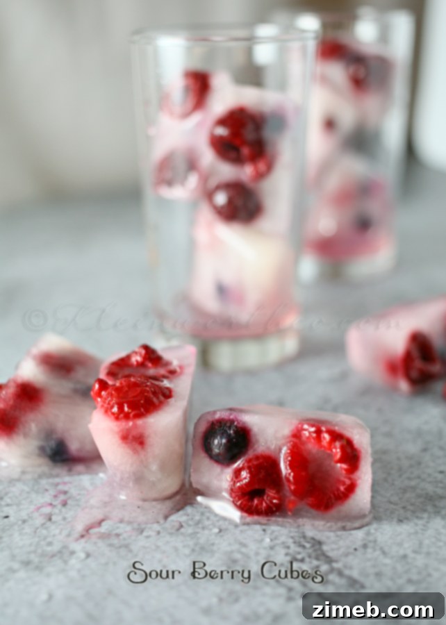 Tangy Berry Bites 5 Sour Berry Cubes on www.kleinworthco.com