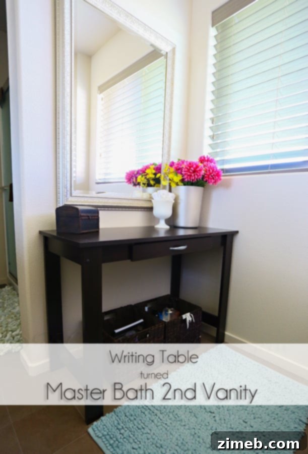 Glitter Wave Table Enchantment 8 Master Bathroom Second Vanity Addition Project