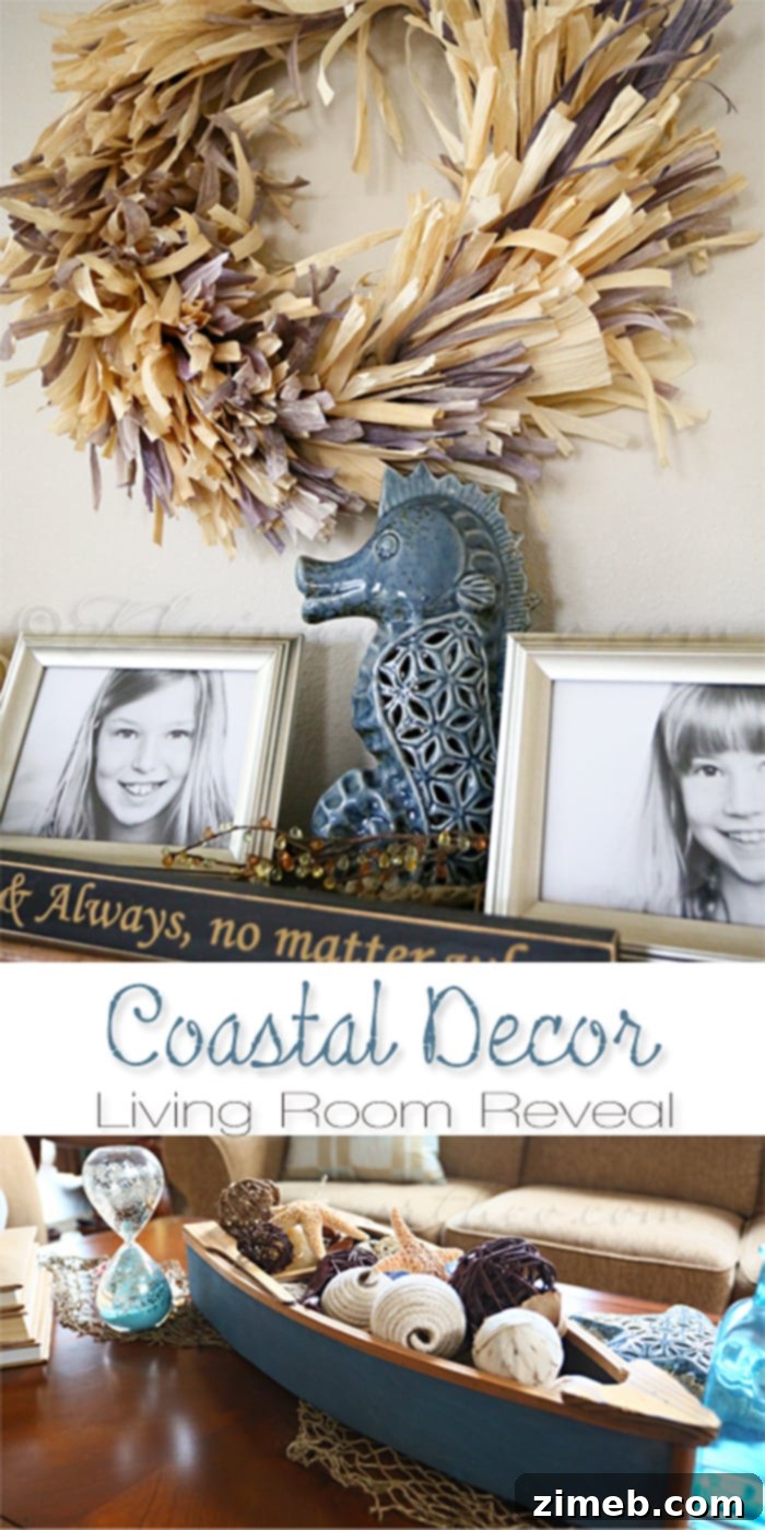 Glitter Wave Table Enchantment 9 Coastal Decor Living Room Reveal