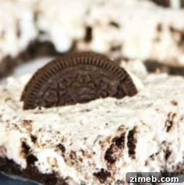 No-Bake Oreo Cheesecake squares