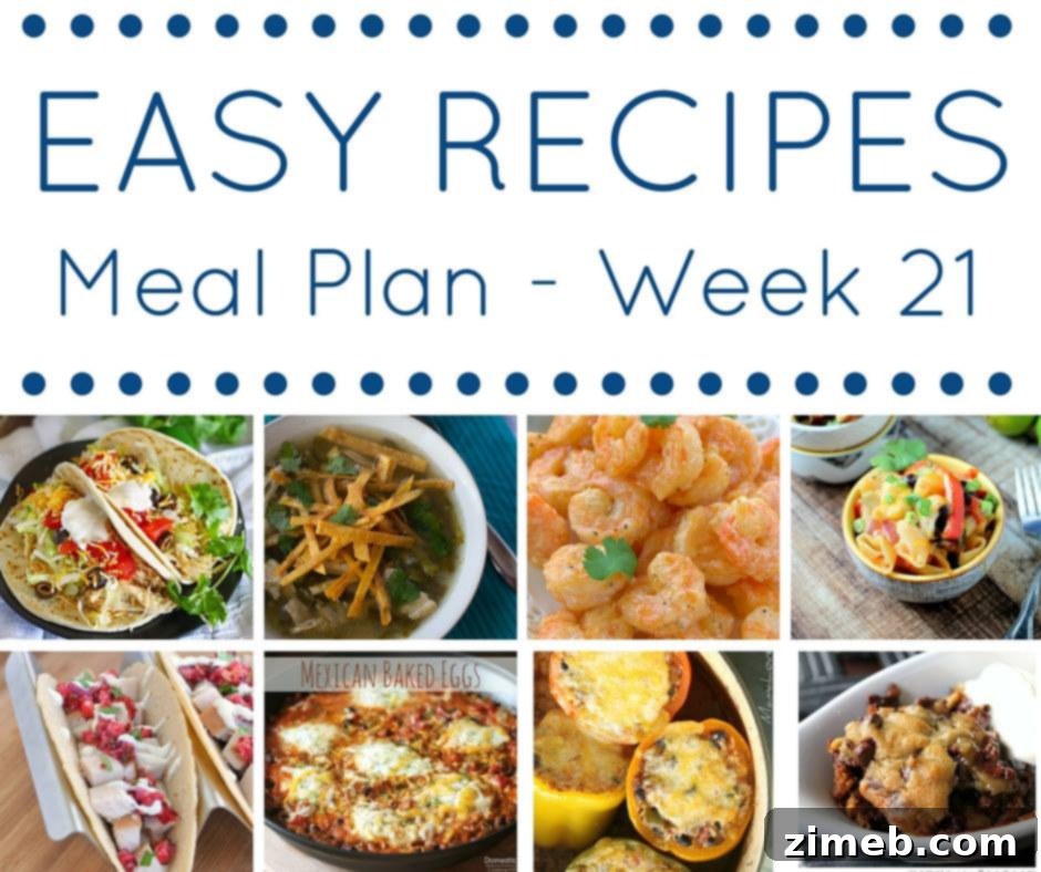 Simple Dinners for Week 21 2 Easy Dinner Recipes Meal Plan Week 21 - Simplify Your Weeknights