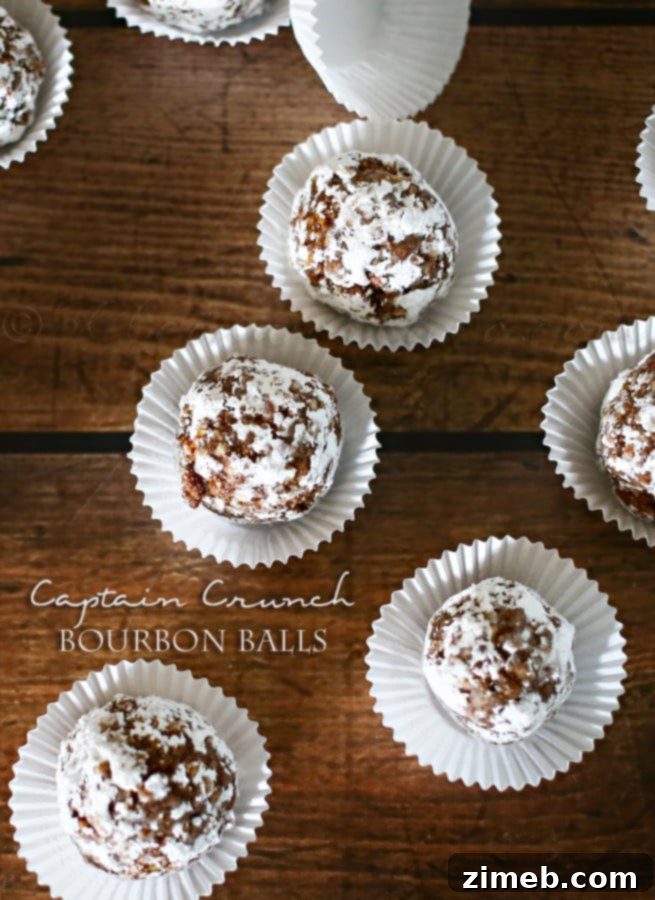 Brown Eyed Vanguard 7 Captain Crunch Bourbon Balls - Unique Holiday Candy