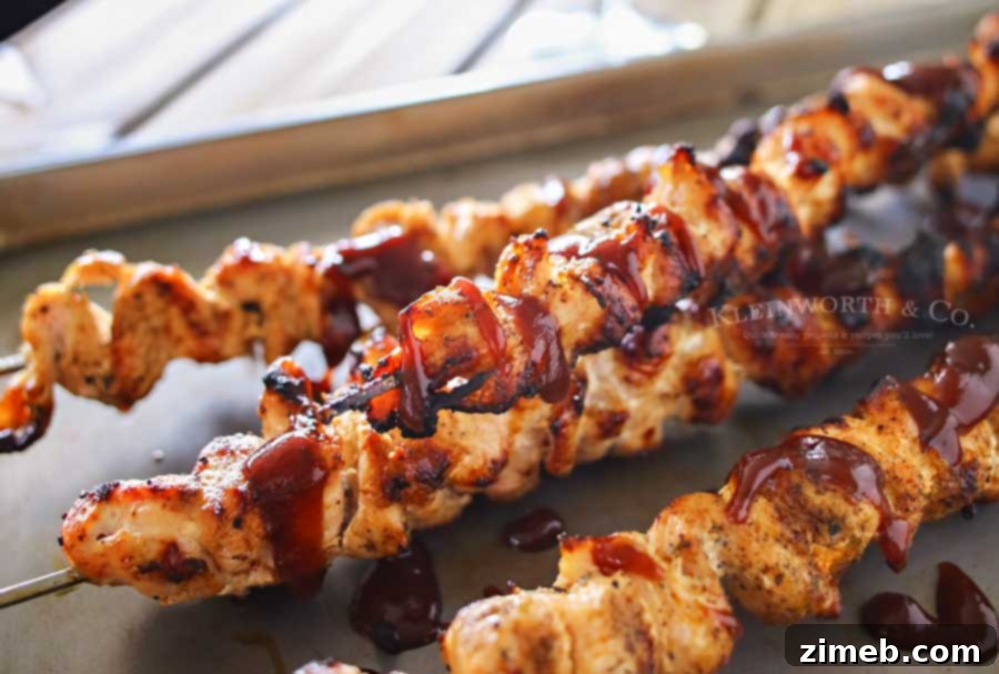 Sizzling Chicken Skewers 4 Grilled Chicken