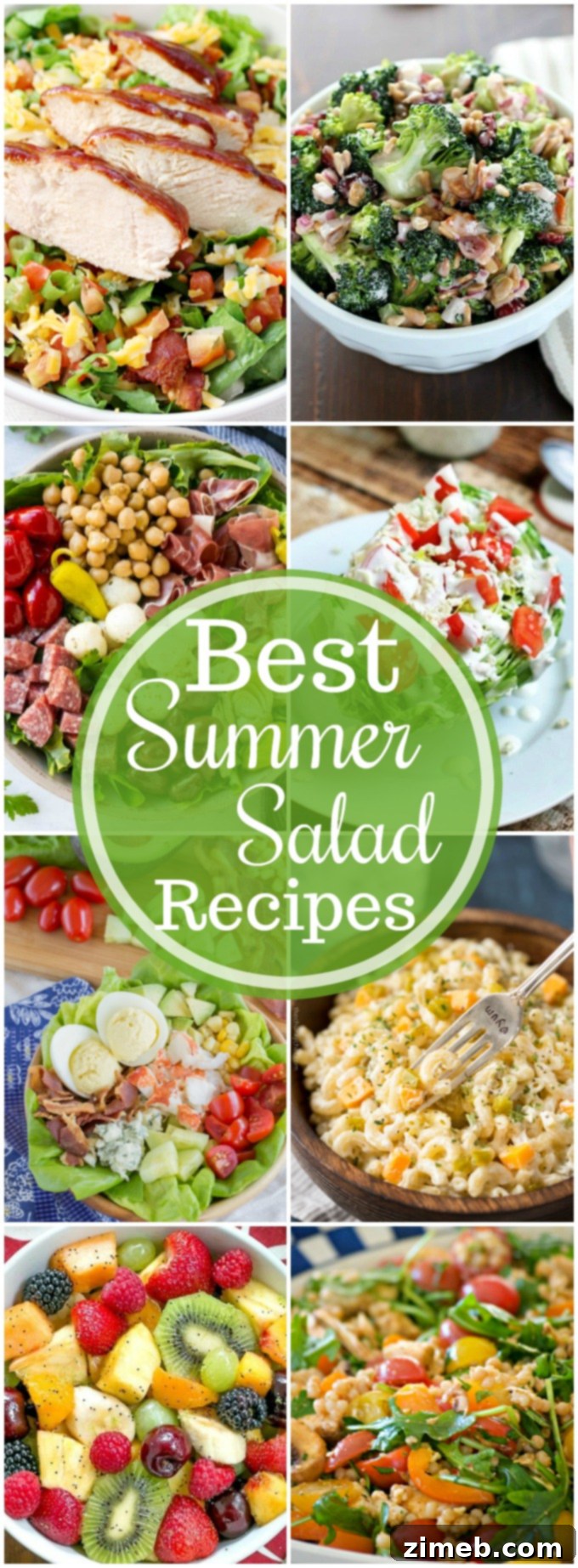 Collection of Best Summer Salad Recipes and Side Dishes