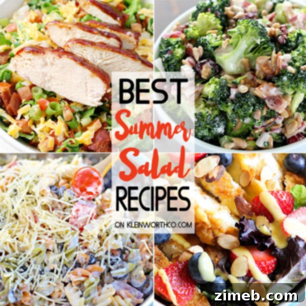 Best Summer Salad Recipes - Pin for later