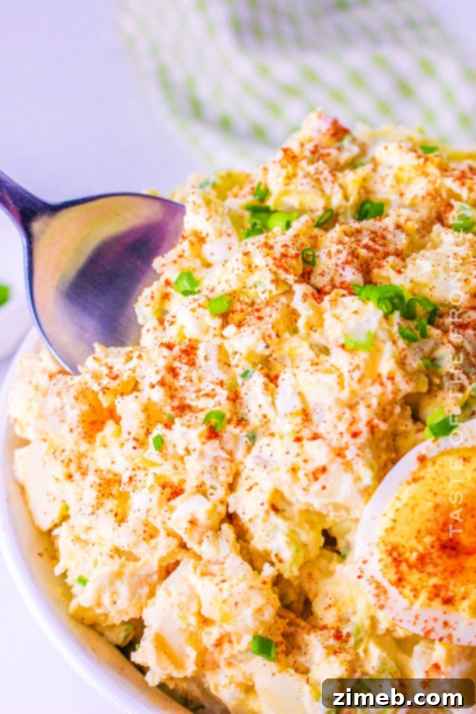 Deviled Egg Potato Salad - A delightful twist on a classic potato salad