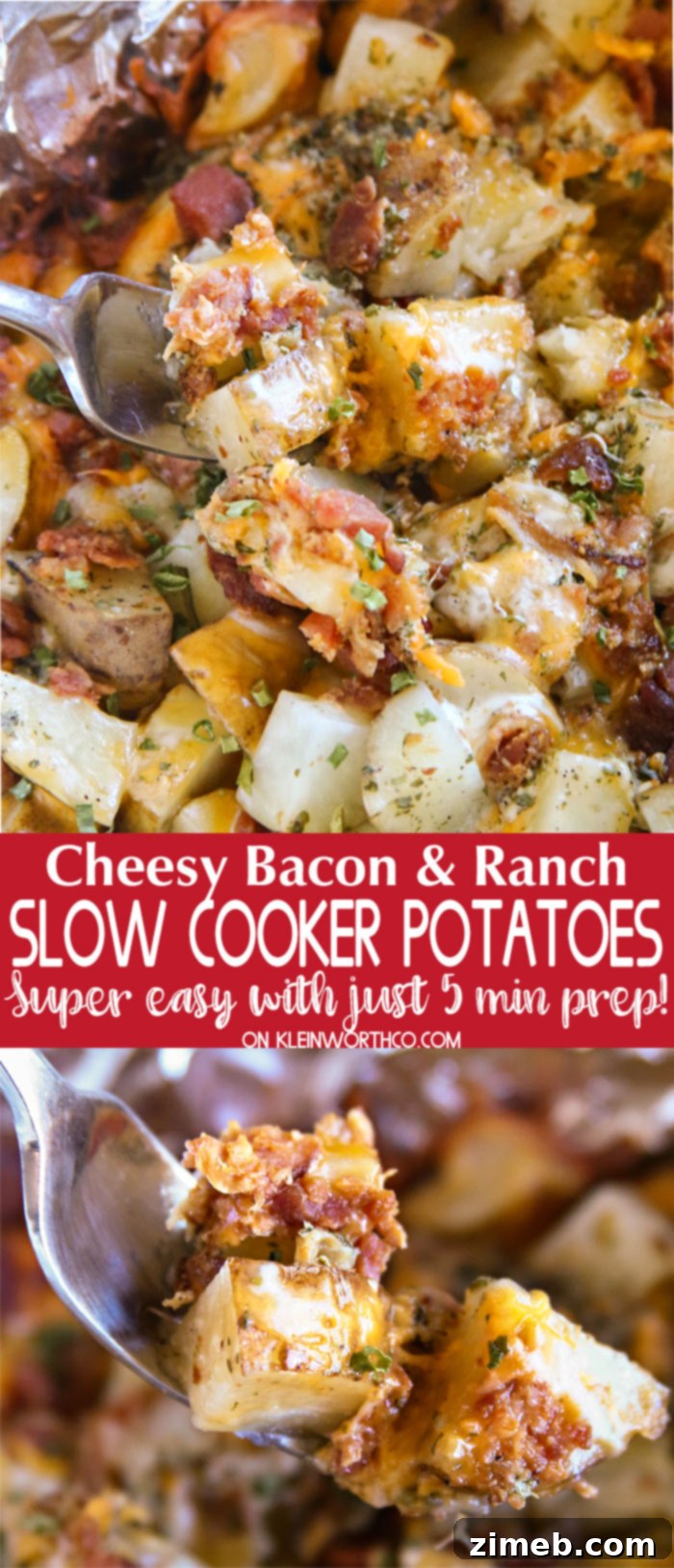 Cheesy Bacon Ranch Potatoes