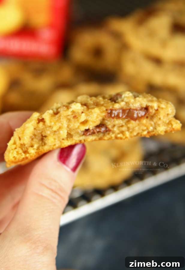Salty & Sweet Oatmeal Cookies recipe with RITZ Crackers