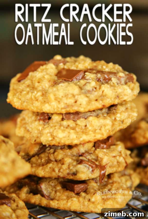 Chewy Oatmeal Cookies with RITZ - A perfect blend of textures and tastes