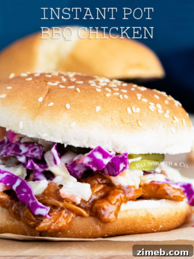Instant Pot Pulled BBQ Chicken 19 Instant Pot BBQ Chicken