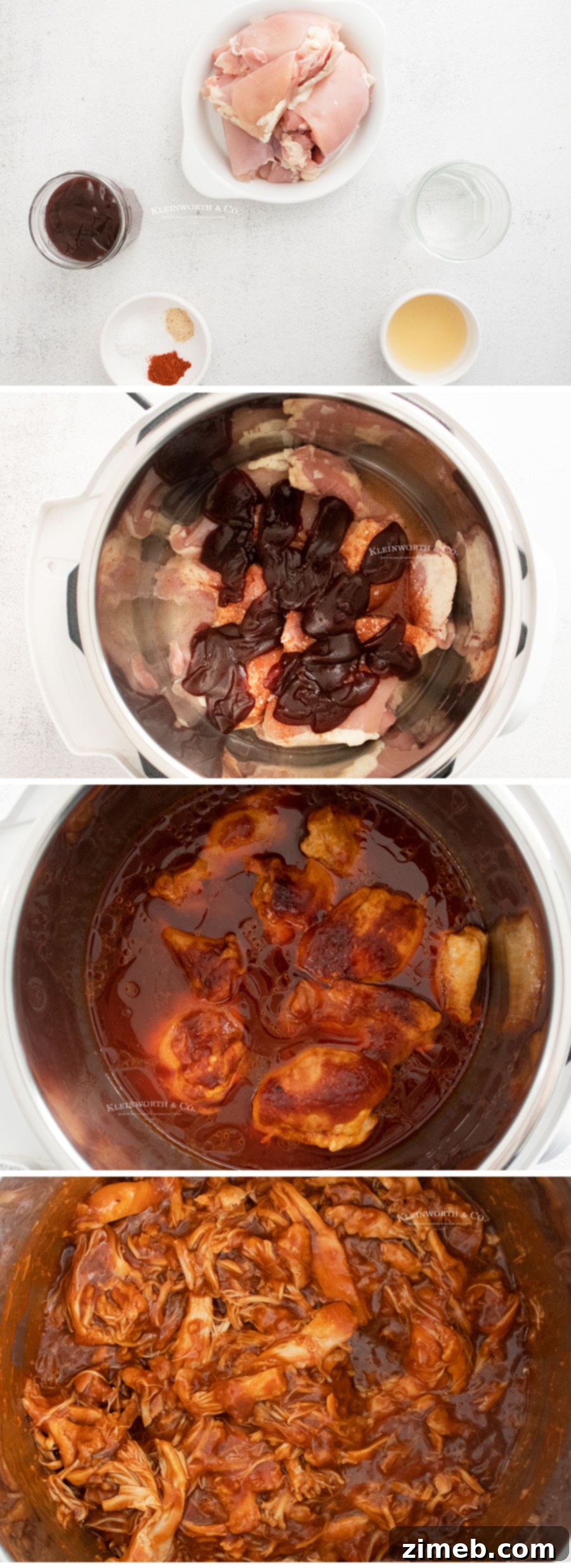 Instant Pot Pulled BBQ Chicken 8 how to make Instant Pot BBQ Chicken