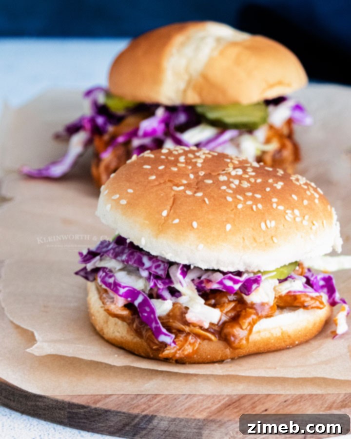 Instant Pot Pulled BBQ Chicken 10 pulled bbq chicken sandwich