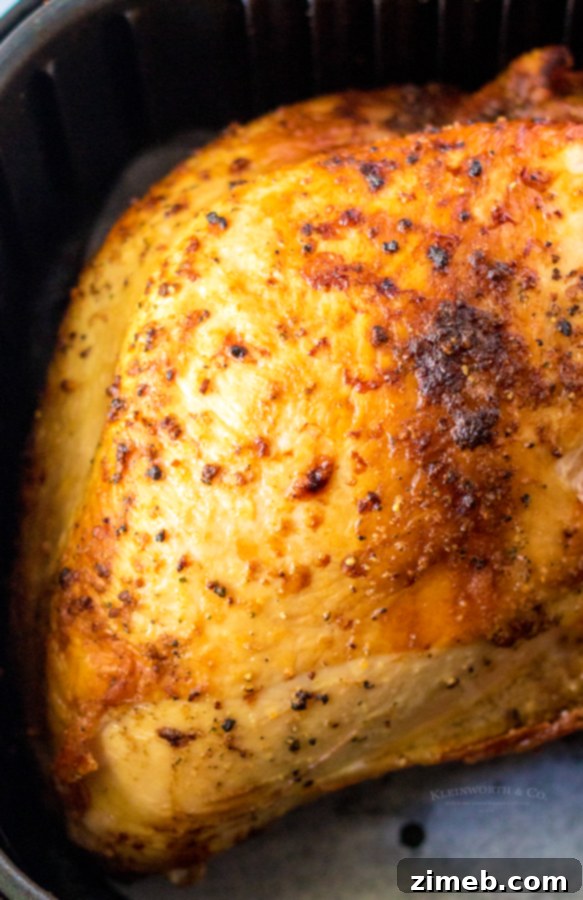 Perfect Air Fryer Turkey Breast 10 seasoned turkey breast