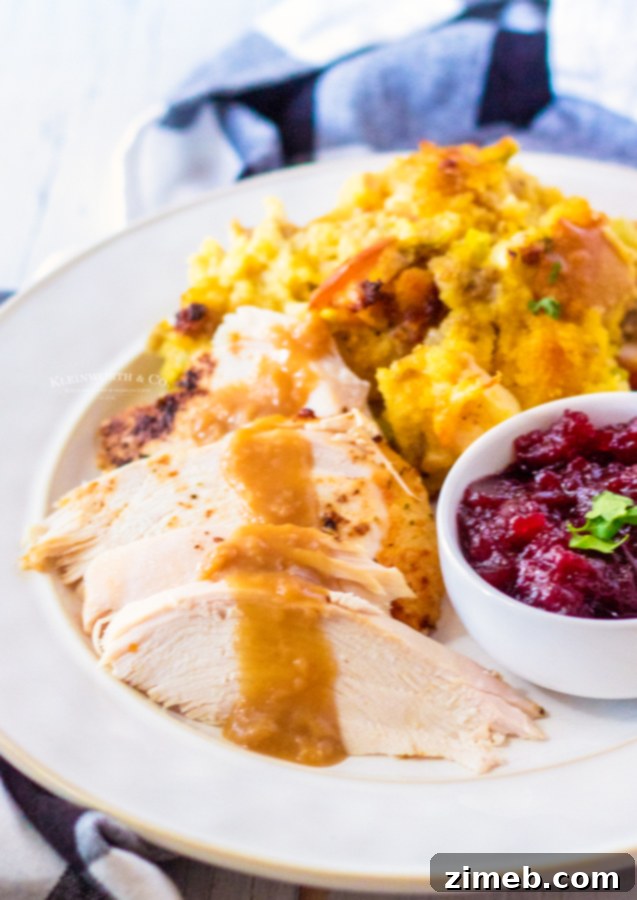 Perfect Air Fryer Turkey Breast 3 air fried turkey dinner
