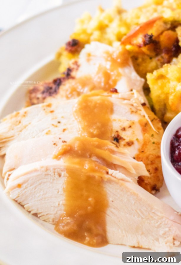 Perfect Air Fryer Turkey Breast 4 holiday turkey and gravy