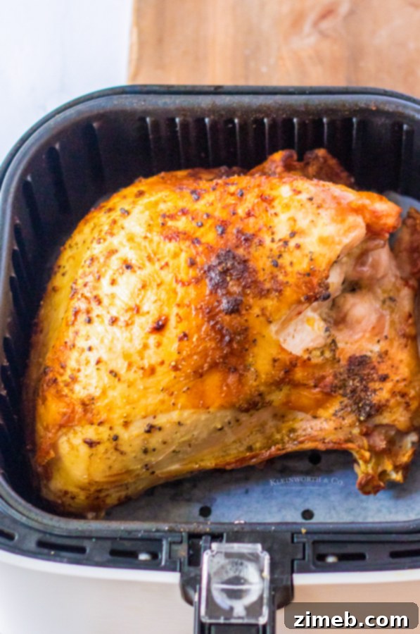 Perfect Air Fryer Turkey Breast 7 turkey cooked in the air fryer