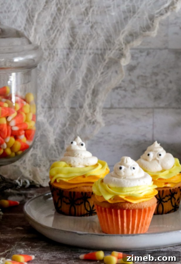Spooky Ghost Cupcakes 5 Cute Halloween treats for a spooky party