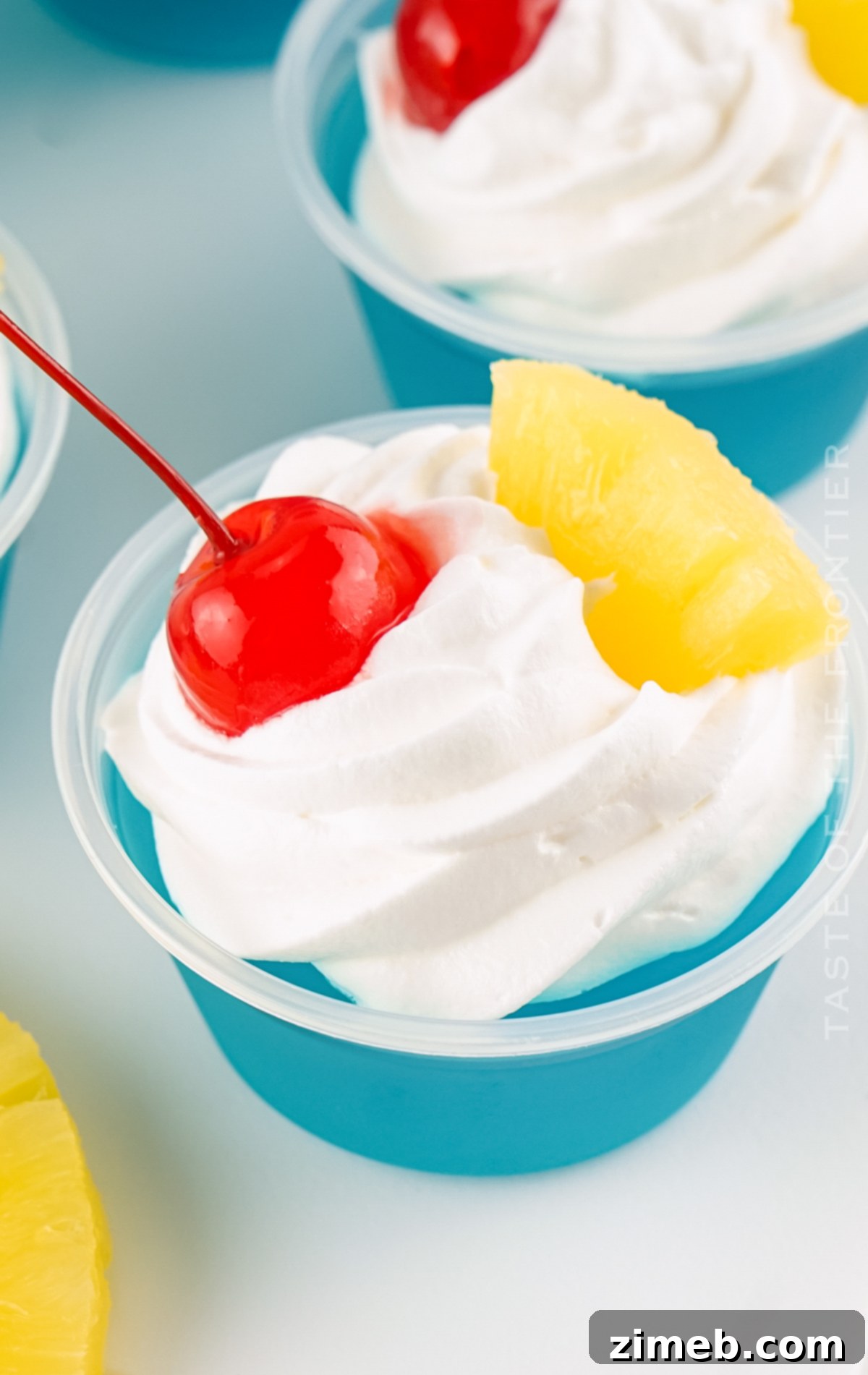 Blue Lagoon Jello Shots 2 Blue Hawaiian Jello Shots