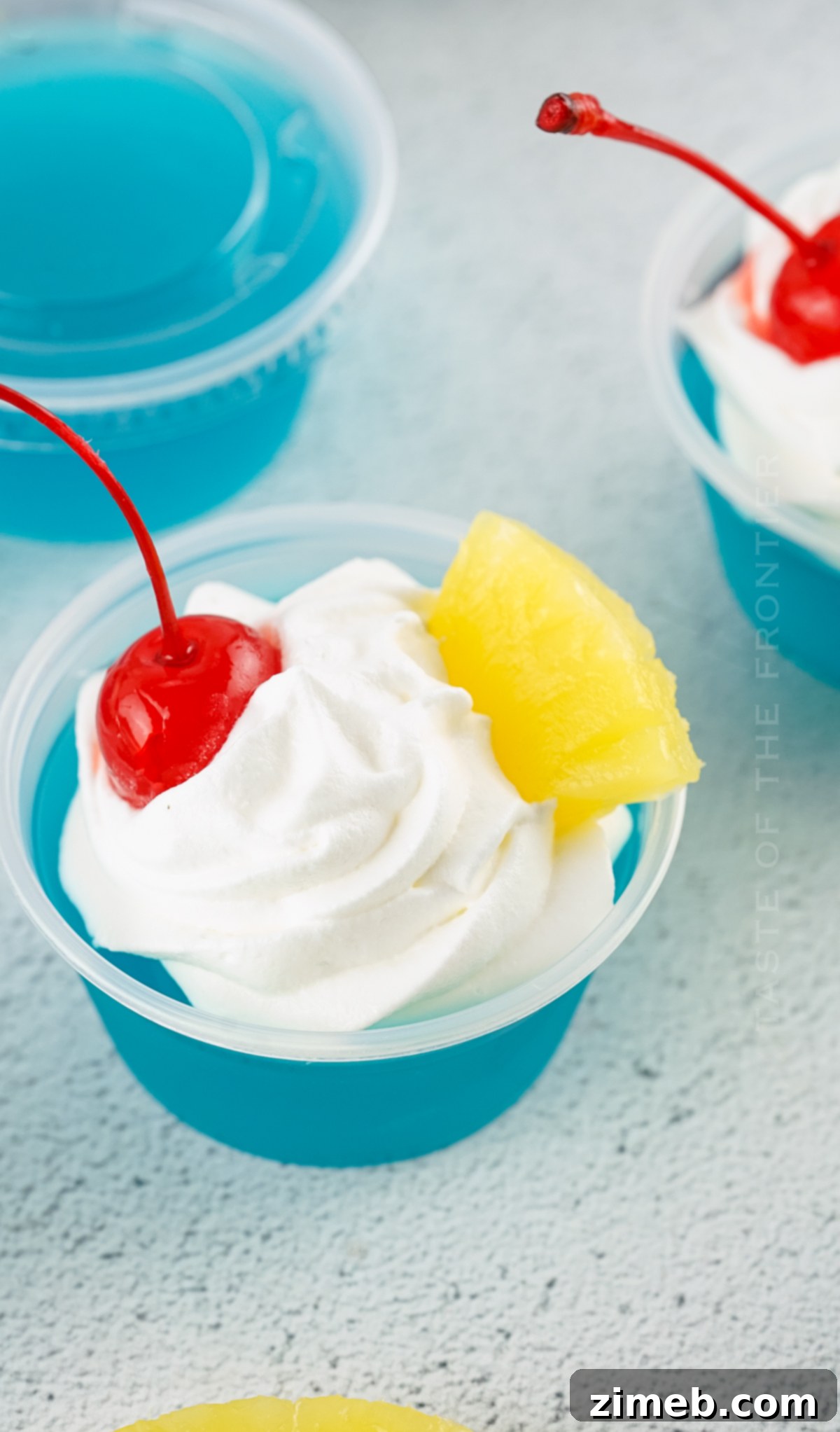 Blue Lagoon Jello Shots 17 summer treats alcoholic