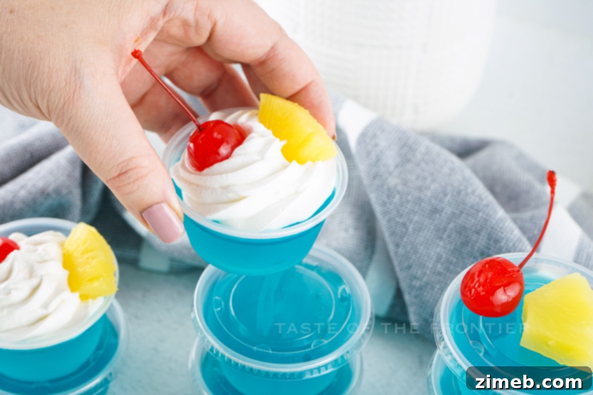 Blue Lagoon Jello Shots 18 fun cocktails for summer parties
