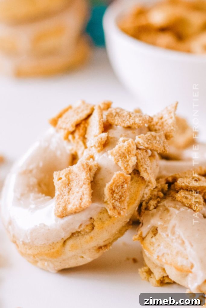 Festive Holiday Brunch Recipes 7 Cinnamon Toast Crunch Doughnuts