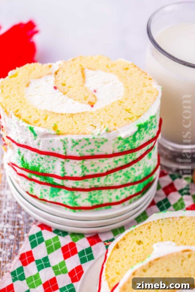 50 Festive Christmas Dessert Ideas to Sweeten Your Holiday Party 17 Christmas Cake Roll recipe