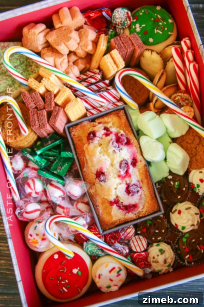 50 Festive Christmas Dessert Ideas to Sweeten Your Holiday Party 31 Christmas Charcuterie Board - Gift Box