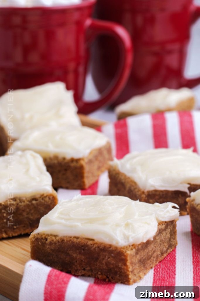 50 Festive Christmas Dessert Ideas to Sweeten Your Holiday Party 32 Gingerbread Blondies