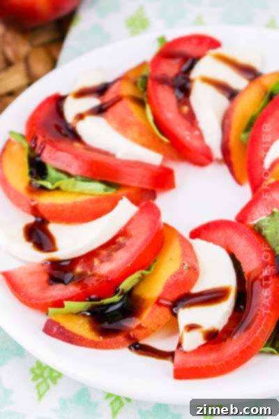 Fantastic Christmas Sides to Elevate Your Holiday Feast 10 Peach Caprese Salad