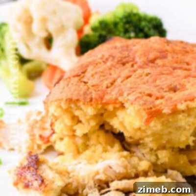 Chicken Cornbread Casserole