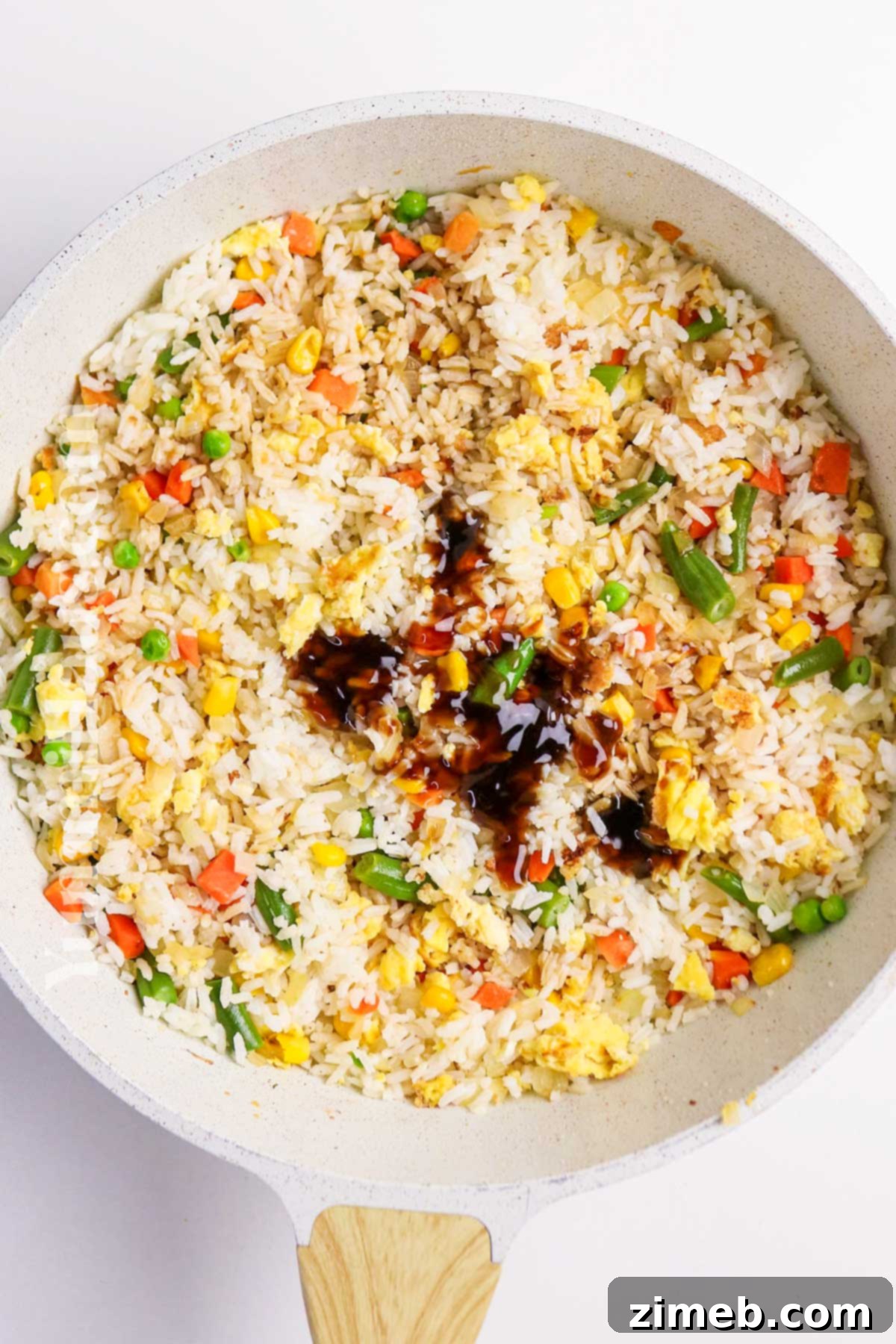 Shrimp and Chicken Stir-Fry Rice Bowl 7 Making Shrimp and Chicken Fried Rice