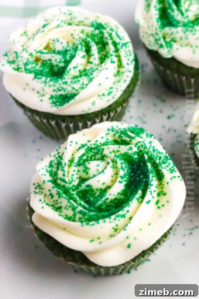 Lucky Bites: 15 Irresistible Green Treats for St. Patrick's Day 15 frosting and green sanding sugar