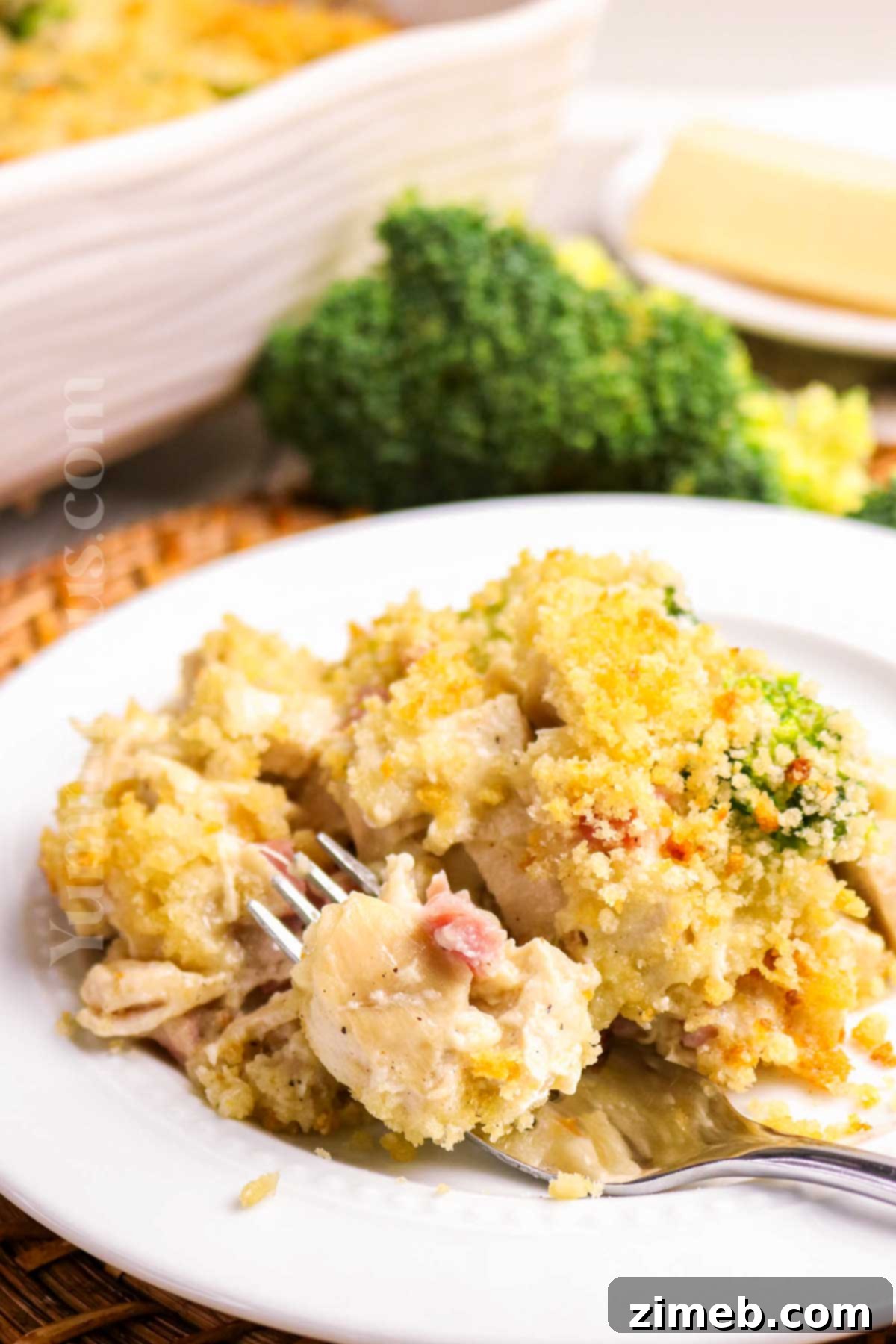 Chicken Cordon Bleu Casserole recipe