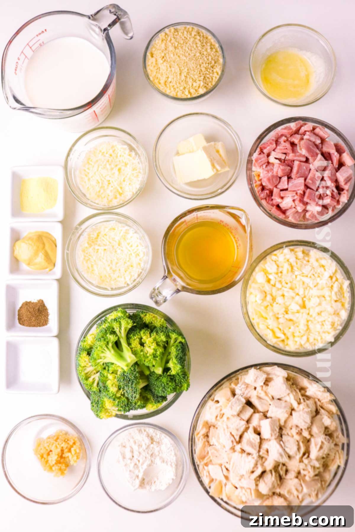 Chicken Cordon Bleu Casserole ingredients